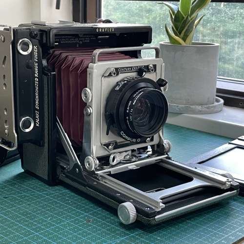 Graflex 6X9 （2-1/4”X3-1/4”) camera set 可玩Fuji instax mini 即映即有