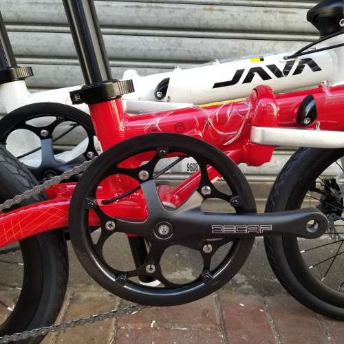 香港行貨 最新款 JAVA X2 9速 16吋 碟剎 鋁合金 摺疊單車 單車