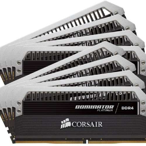 Corsair DOMINATOR PLATINUM DDR4 128GB (8 x 16GB)  白色LED燈
