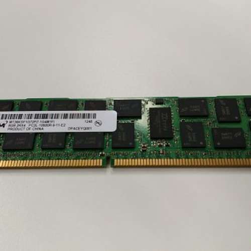 Micron MT36KSF1G72PZ-1G4M1FI 1248 - DDR3 - 8GB - 10600(1333)R-ECC Ram (多條)