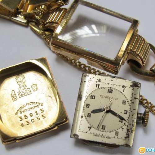 Tiffany & Co. 14K Solid Gold Manual Wind Ladies Wristwatch (Rare)