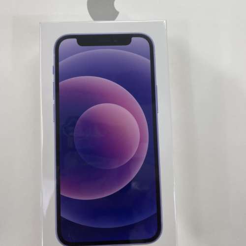 全新香港行貨未開封 iPhone 12 Mini 256GB 紫色 香港行貨 全套有盒有配件 蘋果保養...
