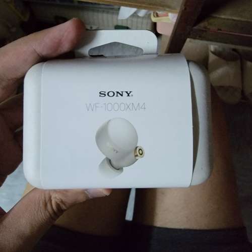 Sony WF-1000XM4 耳機銀白色