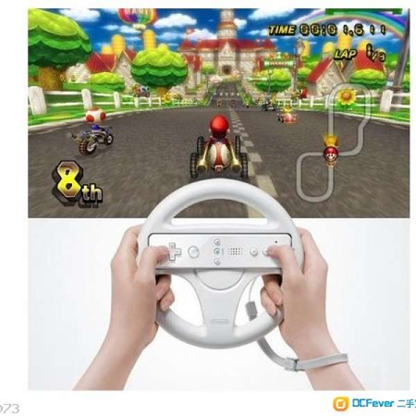 全新 Wii Mario Kart 方向盤 玩Mario kart 必備