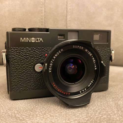Minolta CLE (Leica M mount) + Voigtlander 15mm F4.5 II