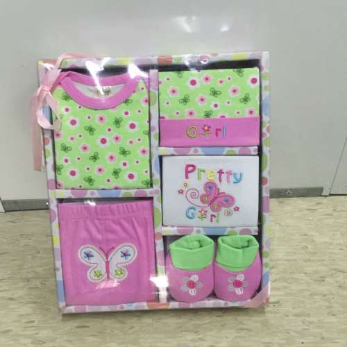 Baby Gift Box Set for Newborns PINK+GREEN NEW 全新嬰兒套裝