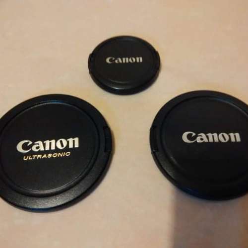 Canon原廠舊版52mm、72mm、77mm口徑鏡頭蓋