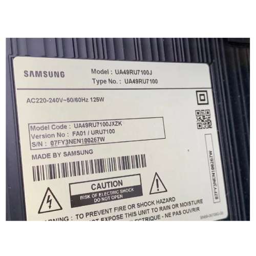49吋 4K SMART TV 三星49RU7100J 電視