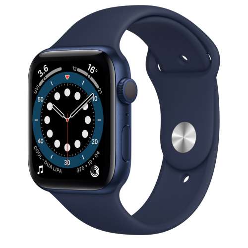 全新未開封 Apple Watch 6 44mm GPS 鋁藍框
