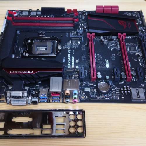 Asus ROG Maximus VII Ranger Z97 電腦底板連背板