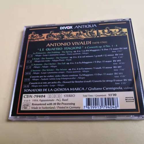 ANTONIO VIVALDI 四季