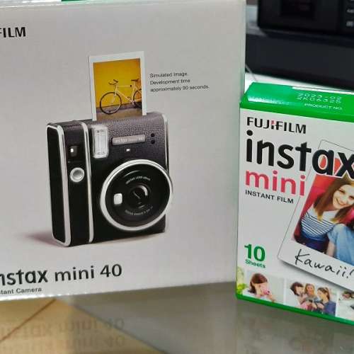 Fujifilm Instax mini 40富士復古設計即影即有相機連菲林(全新)
