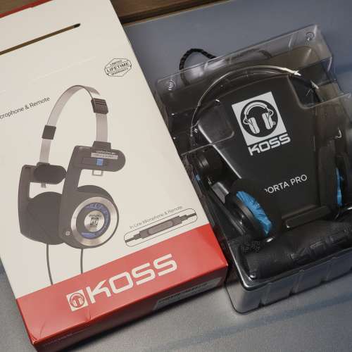 Koss Porta Pro 附麥克風和遠端頭戴式耳機