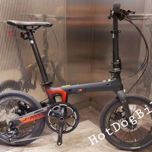 最新款 JAVA J-AIR X3 Carbon 9速 16吋 碳纖 碟剎 摺疊單車