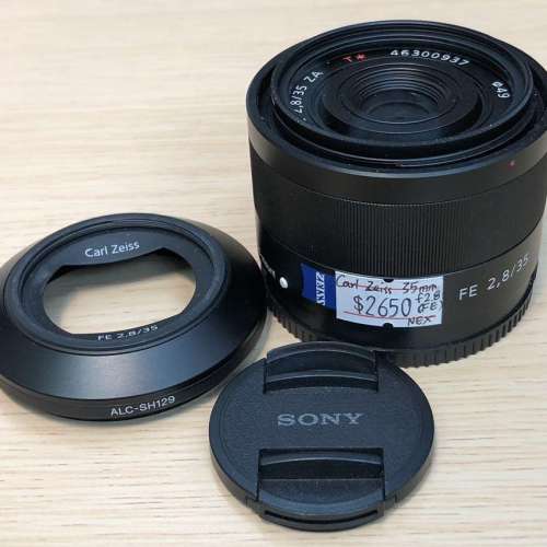 99% New Sony Carl Zeiss FE T* 35mm f2.8 (NEX Mount), 深水埗門巿可購買