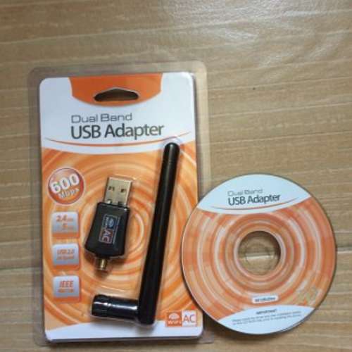 全新雙頻 ac 600Mbps 無線網卡 AC Dual band Wifi adaptor