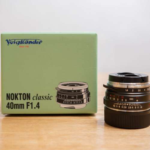 99% new ! Voigtlander Nokton 40 mm F1.4