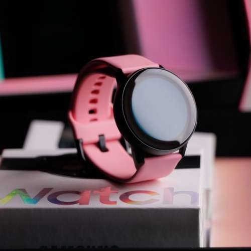 熱賣點 旺角店全新 Samsung galaxy watch active Black-pink  Special version R500