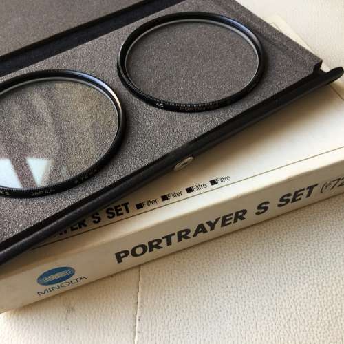 Complete set Minolta Portrayer S 72mm Soft Filters