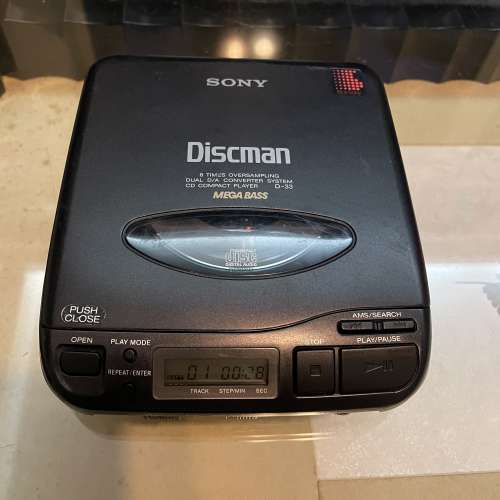 sony d-33 discman walkman cd player 全正常，八成新