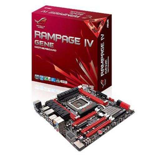 Rampage IV Gene X79 MATX 底板,  有盒