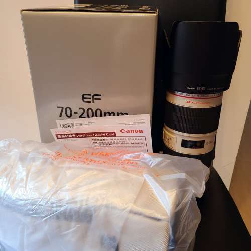 原裝行貨Canon EF 70-200mm 2.8 L IS II USM (95%New)