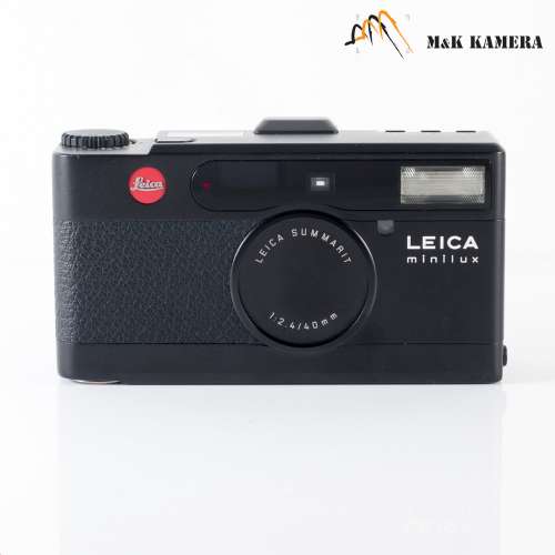 Leica Minilux Summarit 40mm f/2.4 Black Film Compact Camera #21358