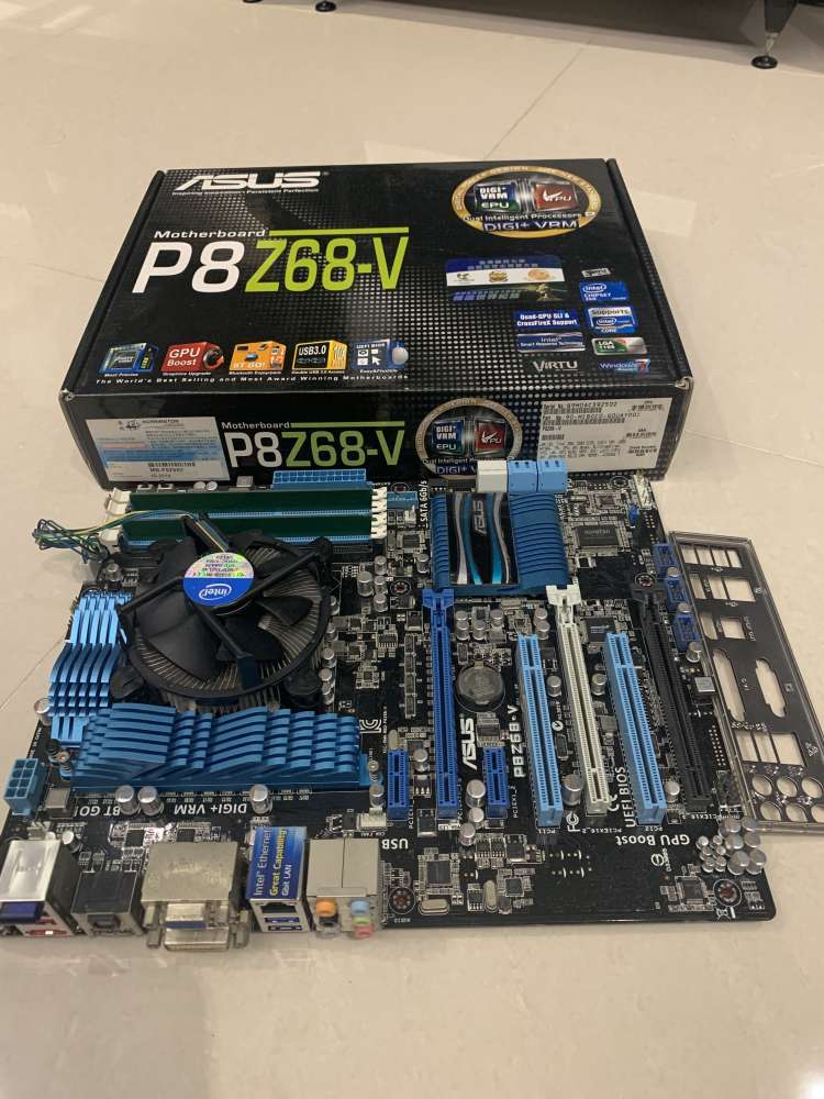 自作 P8Z68-VLE ASUS Core i7 2600K 3.40GHz 4GB■現状品 Easy Overclocking TUTORIAL for Z68 \u2022 ASUS P8Z68 Deluxe Gen3