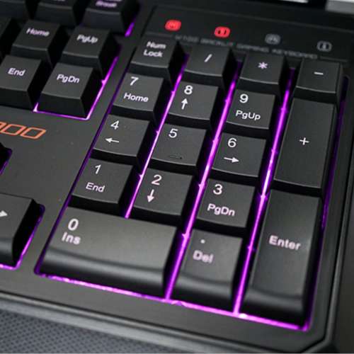 99%新 Rapoo VPRO V100 Backlit Gaming Keyboard (含燈效)
