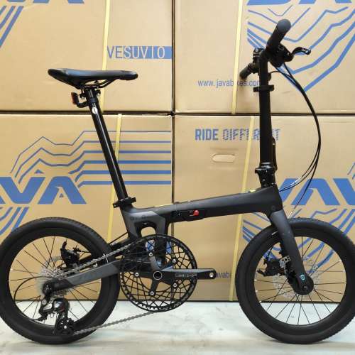 《免費送貨+送頭盔》JAVA J-AIR-X3 (58T) - 8速 油壓碟剎 58T牙盤 16吋 碳纖 摺疊單車