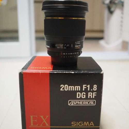 Sigma 20mm F1.8 EX DG ASPHERICAL RF (Nikon Mount)