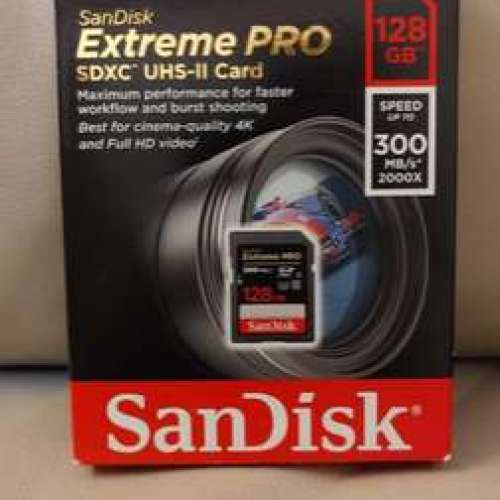 SANDISK EXTREME PRO UHS II 128GB SDXC