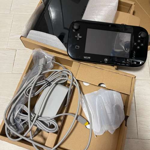 美國版WIIU WII U PREMIUM SET BLACK CONSOLE 32GB 黑色主機