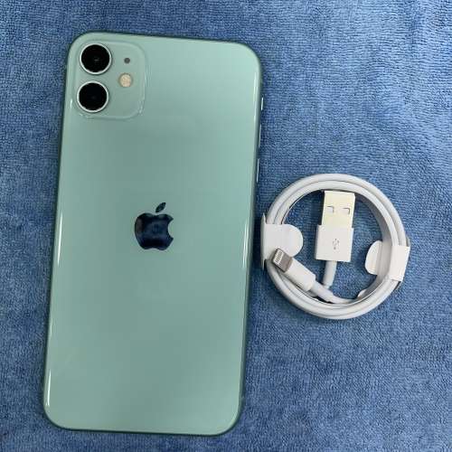 99%New iPhone 11 128GB 綠色 香港行貨 有配件 電池效能85% 首選超值！