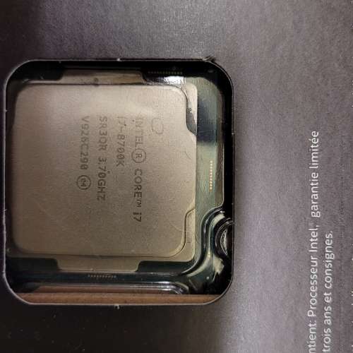壞Intel I7 8700K