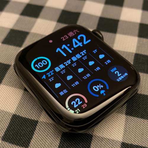 Apple Watch Series 4 WIFI+LTE 黑色不鏽鋼版本 44mm 蘋果手錶 行貨 99%新 全新一樣...