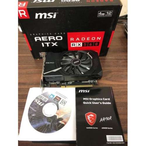 MSI Radeon RX 560 AERO ITX 細卡~  4G  DDR5 OC~ AMD FreeSync™ 技術, 免6PIN 供電