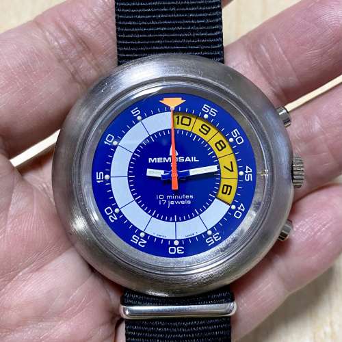1972年奧運帆船比賽指定計時手錶Memosail Regatta Yachting Chronograph Valjoux 7737