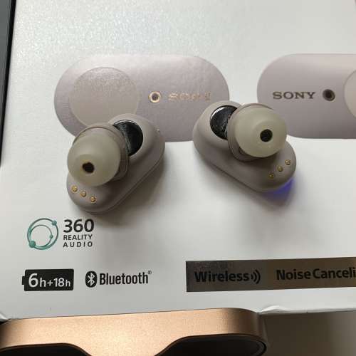 95%New Sony WF-1000XM3 Truly Wireless Noise-Canceling Headphones Silver