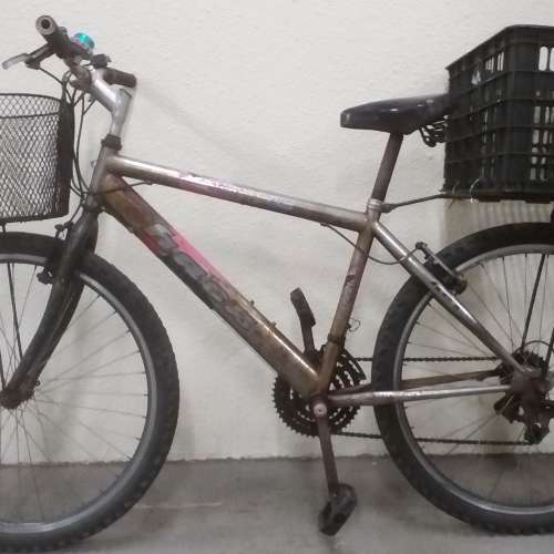 外賣單車,尾架luggage rack,前後籃2baskets,HASA,takeaway mountain bike,26in,18s...