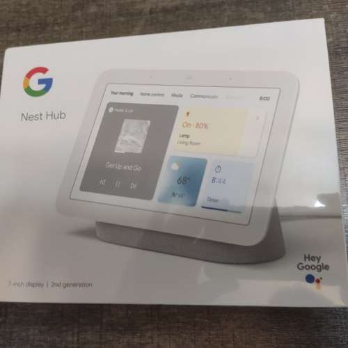 全新未開封 Google Nest Hub 7" 2nd Gen Smart Display with Google Assistant