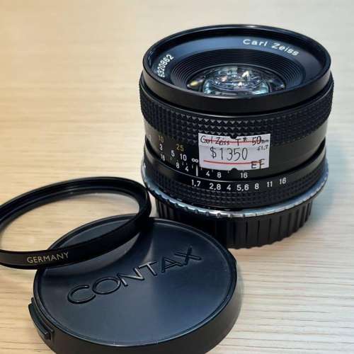 95% New Carl Zeiss Planar T* 50mm f1.7 (Canon EF Mount), 深水埗門市可購買