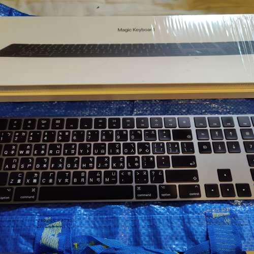 Apple magic keyboard with numeric keypad 連數字鍵（space grey 太空灰）