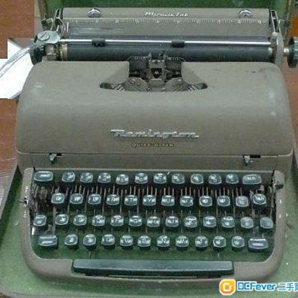 古董 雷明頓Remington打字機, made in USA,雷明頓生產了世界上第一台打字機