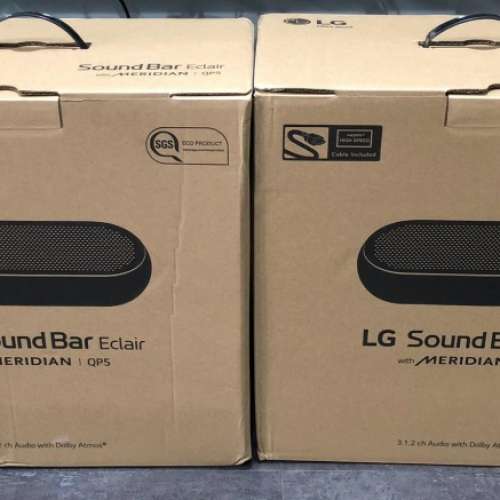 全新超值2021年款LG QP5 (3.1.2 聲道杜比全景聲無線 Eclair Soundbar) Dolby ATMOS...