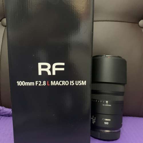 超平 完美無瑕 全套有盒 香港行貨超長保用 Canon RF 100 100mm F2.8 L Macro RP R5...