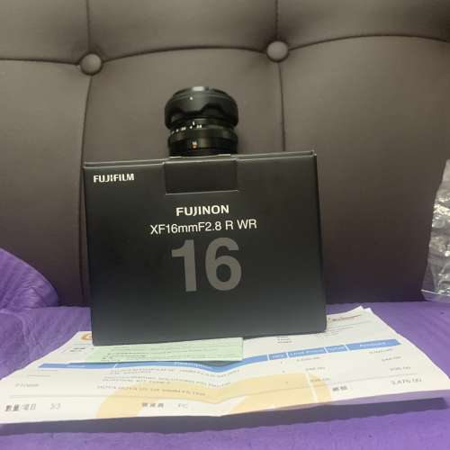 超平 完美無瑕 全套有盒 香港行貨保用 Fujifilm XF 16 16mm F2.8 WR