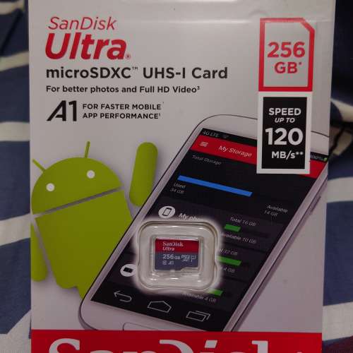 Sandisk ultra 256gb micro sd card 記憶卡