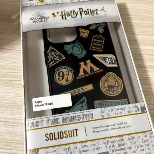 iPhone 13 mini 犀牛盾SolidSuit防摔背蓋手機殼 哈利波特 Harry Potter Sticker-Wi...