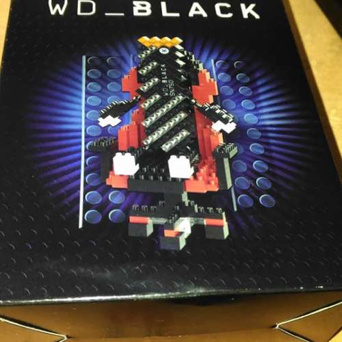 WD_Black微型積木電競椅一張